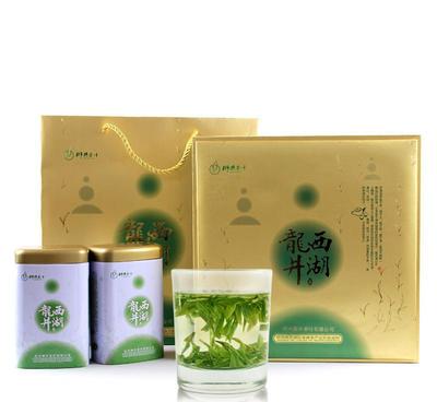 批发狮井绿茶龙井 250g二级西湖龙井茶叶礼盒，品鉴江南春意